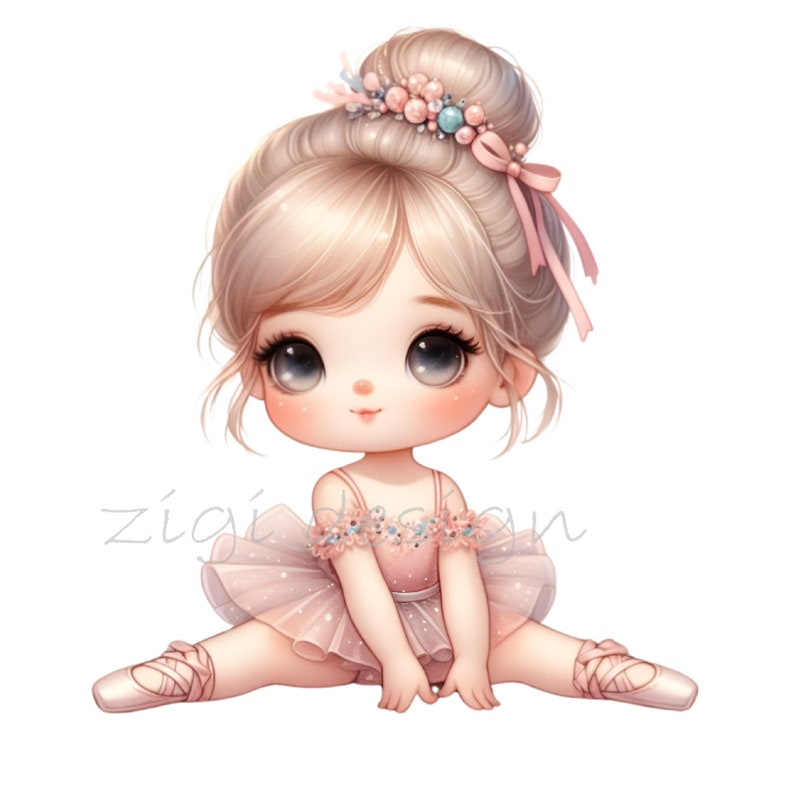 Ballerina Png Pink Tutu Girl Clipart Ballet Dancer Nursery Sublimation