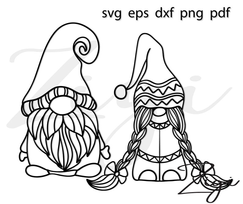 Free Free 188 Gnome Family Svg SVG PNG EPS DXF File