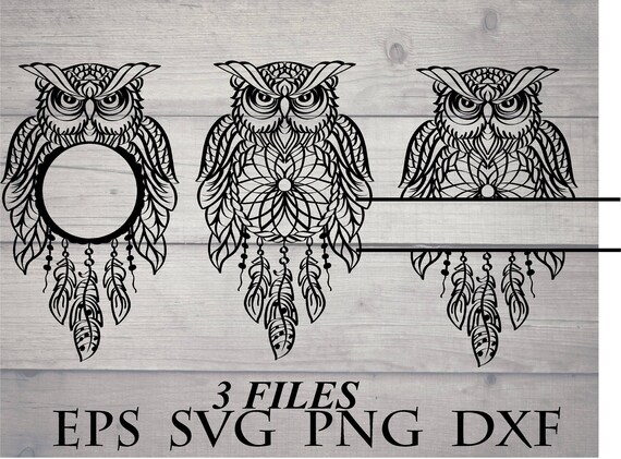 Download Dreamcatcher Owl Svg Etsy