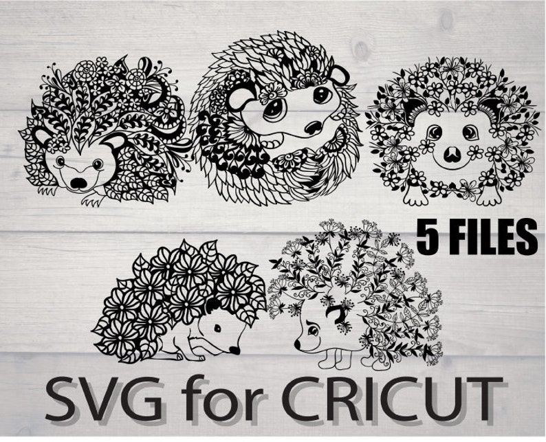 Download Hedgehog svg hedgehog zentangle svg bundle | Etsy