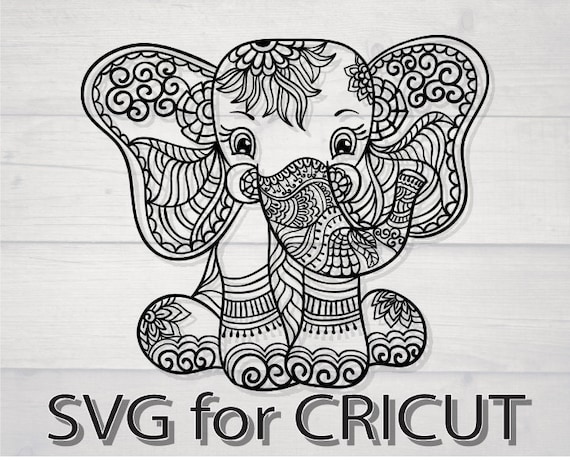 Free Free 256 Cricut Mandala Simple Elephant Mandala Svg SVG PNG EPS DXF File