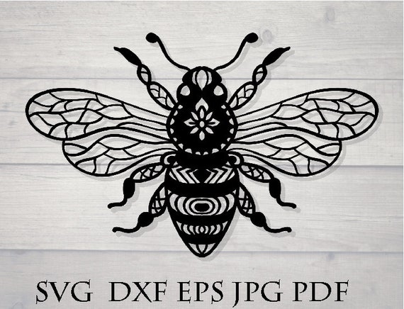 Download Bumble Bee Svg Bee Svg Mandala Bee Svg Mandala Svg Etsy