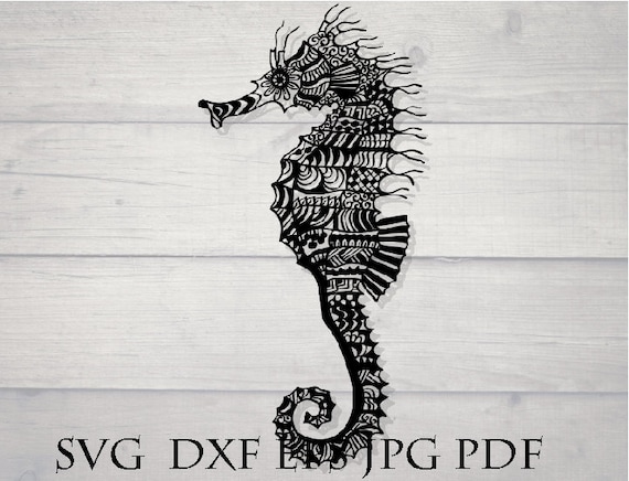 Download Seahorse Svg Mandala Svg Nautical Svg Etsy