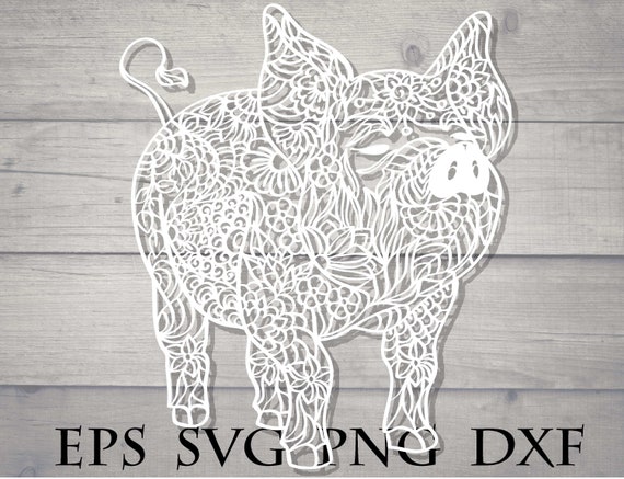 Download Pig Svg Mandala Pig Svg Etsy