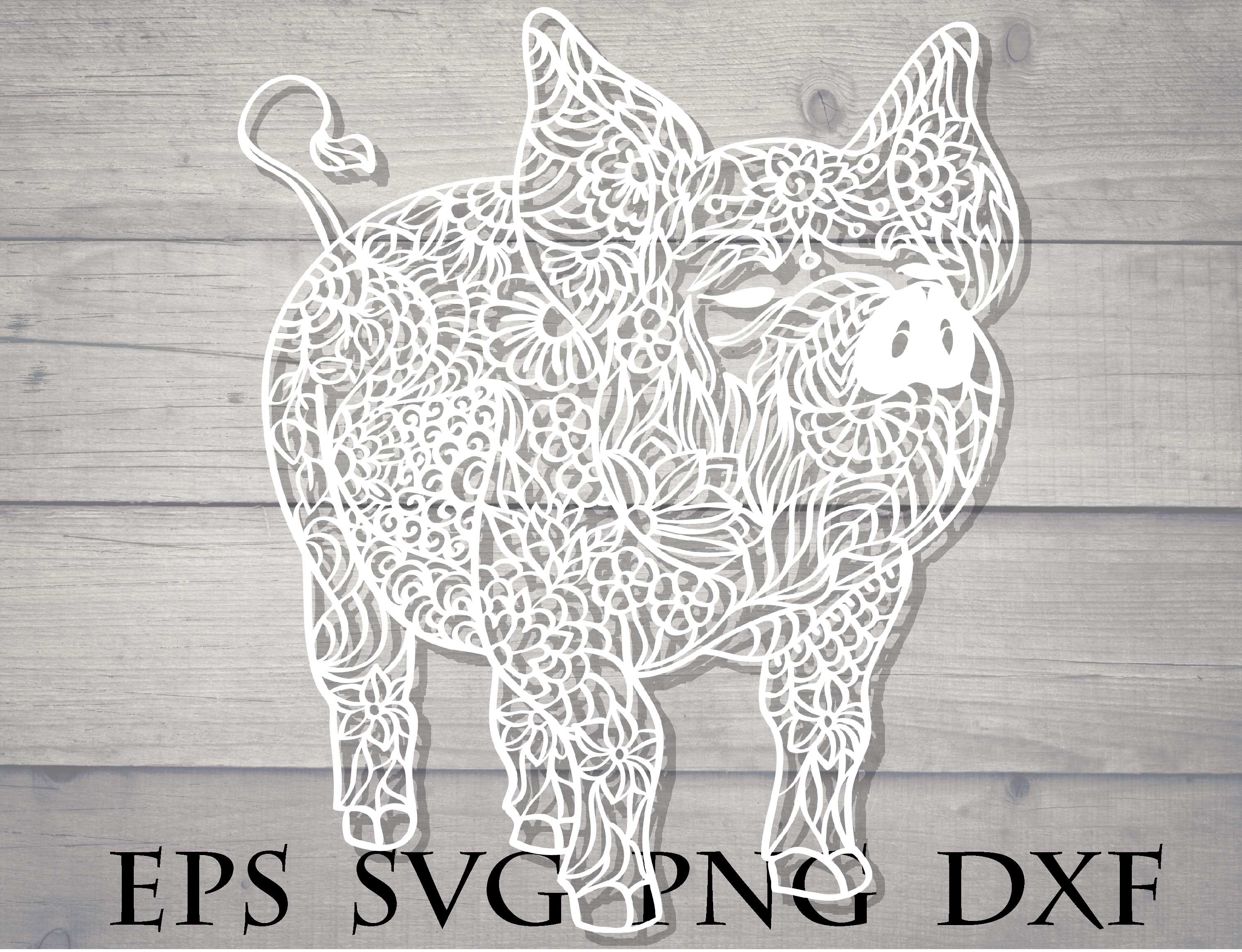 Free Free Mandala Pig Svg 41 SVG PNG EPS DXF File