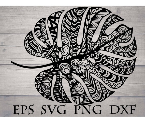 Download Leaf Mandala Svg Etsy