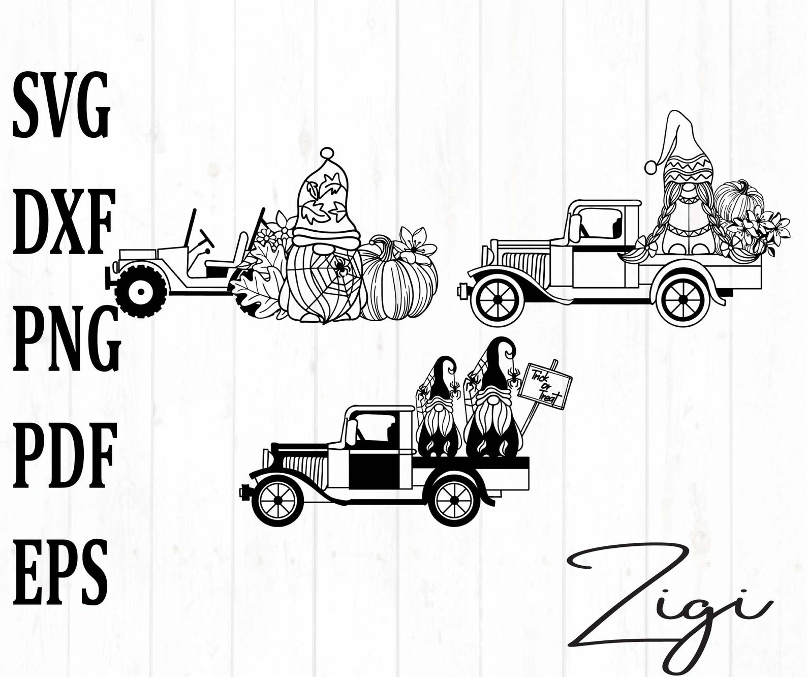 Download Truck with gnome svg family baby kids shirt floral flower ...