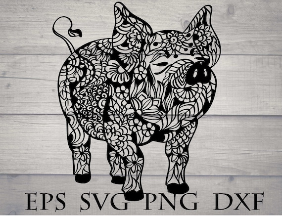 Download Pig Mandala Svg Etsy