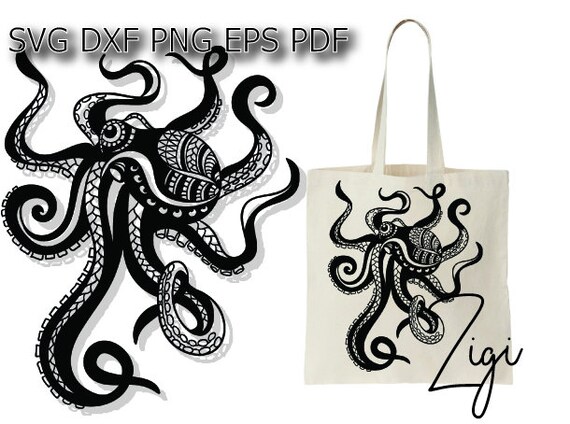 Octopus Svg Under The Sea Svg Underwater Svg Sea Creatures Etsy