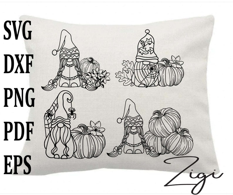 Download Gnome svg bundle flower pumpkin gnome svg fall gnome svg ...