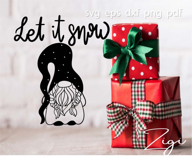 Download Winter gnome svg pajamas gnome png vector cut file | Etsy