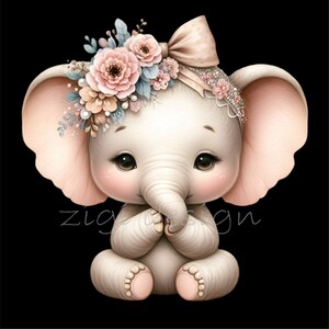 Praying Clipart, Christian Clipart, Elephant Clip Art, 12 PNG ...