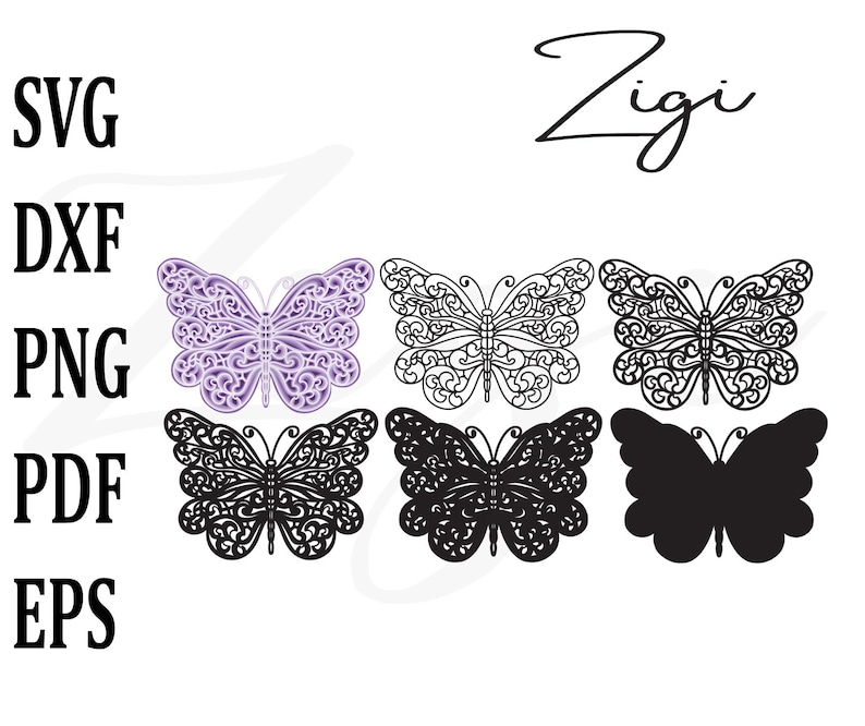 Download 3d butterfly svg multi layer mandala svg layered mandala cut | Etsy