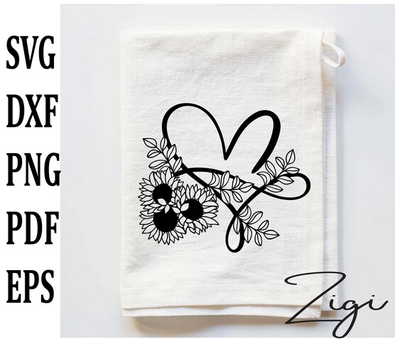 Free Free 268 Sunflower Heart Svg SVG PNG EPS DXF File
