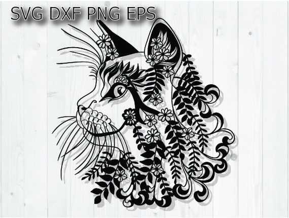 Download Cat Head Svg Cat Face Svg Kitten Svg Etsy