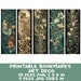 Art Deco Printable Bookmarks PNG Bundle, 20 Art Nouveau 1920's Clipart ...
