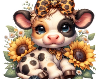 Shih Tzu Clip Art, Leopard Bow Clipart, 15 PNG Dog Animal Print Cheetah ...