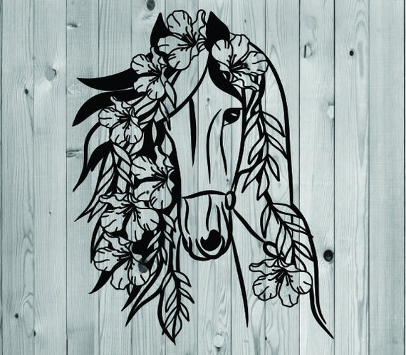 Free Free 317 Floral Horse Svg Free SVG PNG EPS DXF File