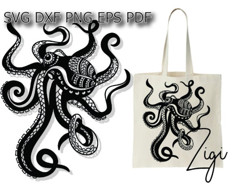 Download Octopus svg under the sea svg underwater svg sea creatures | Etsy