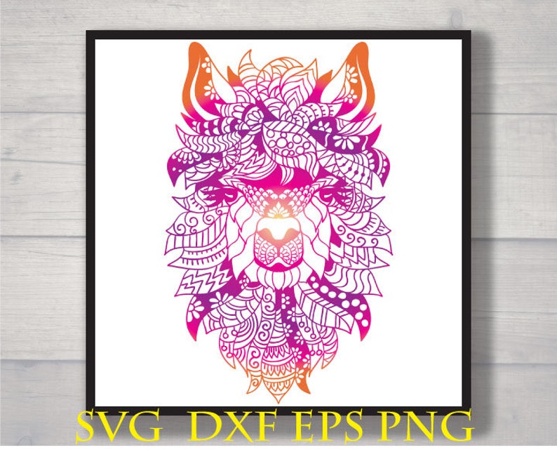 Download Llama Mandala Svg Free For Silhouette - Layered SVG Cut ...