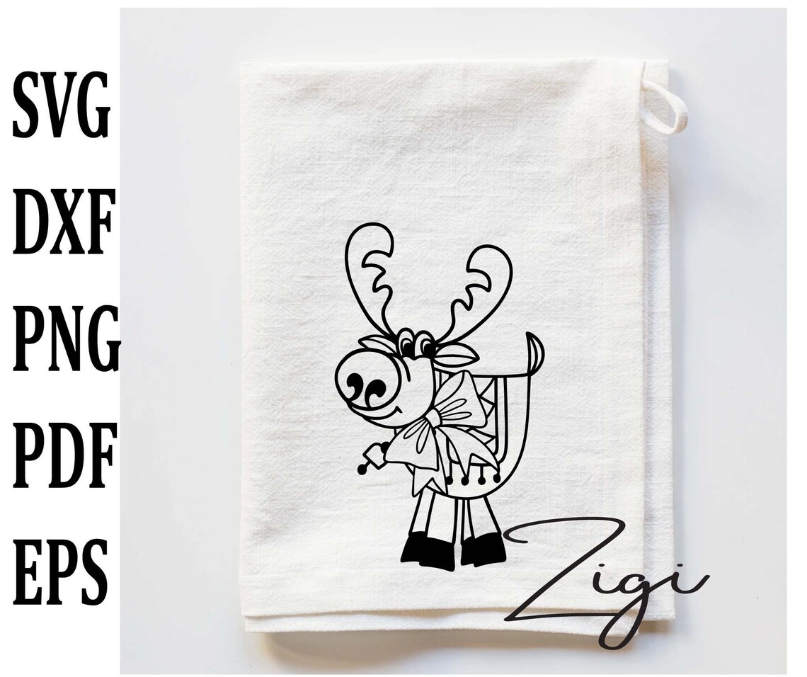 Download Cute moose svg winter scene svg baby svg funny svg shirt | Etsy