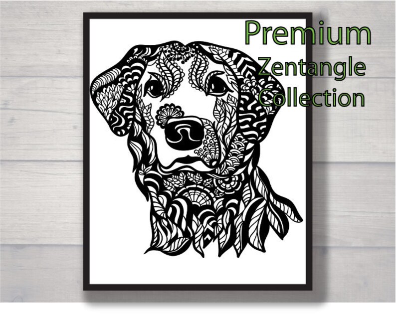 Download Golden retriever svg Labrador svg dog mandala svg dog face | Etsy