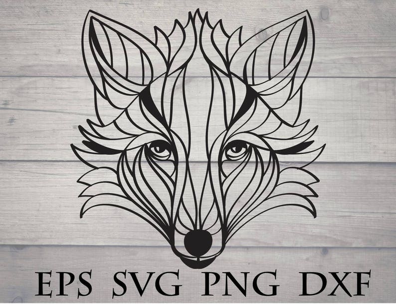 Download Free Fox Face Svg Etsy SVG Cut Files