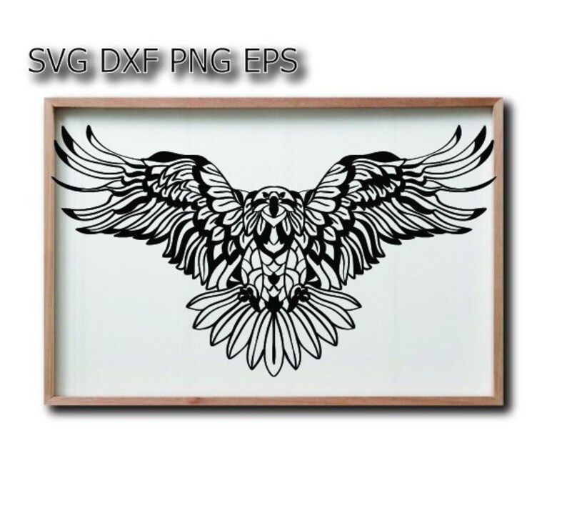 Download Flying eagle svg mandala wings school team shirt farmhouse ...