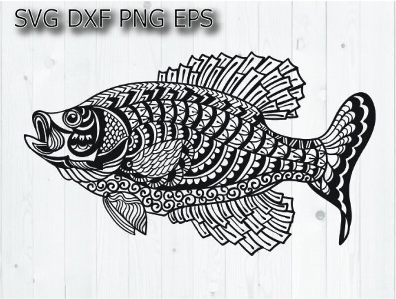 Download Fish mandala svg animal mandela intricate svg fish cut | Etsy