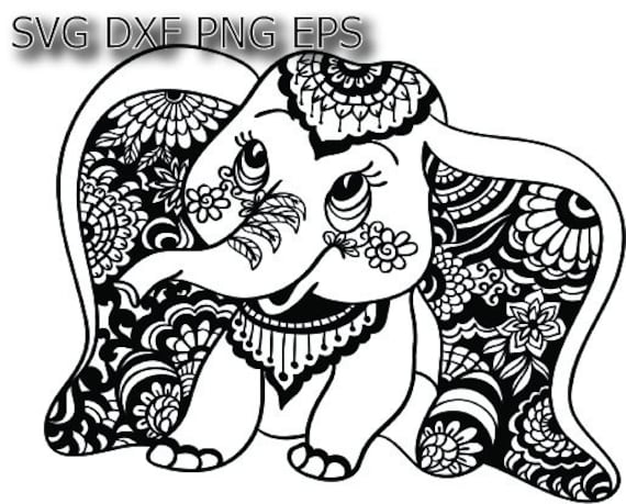 Free Free Baby Elephant Mandala Svg Free 652 SVG PNG EPS DXF File