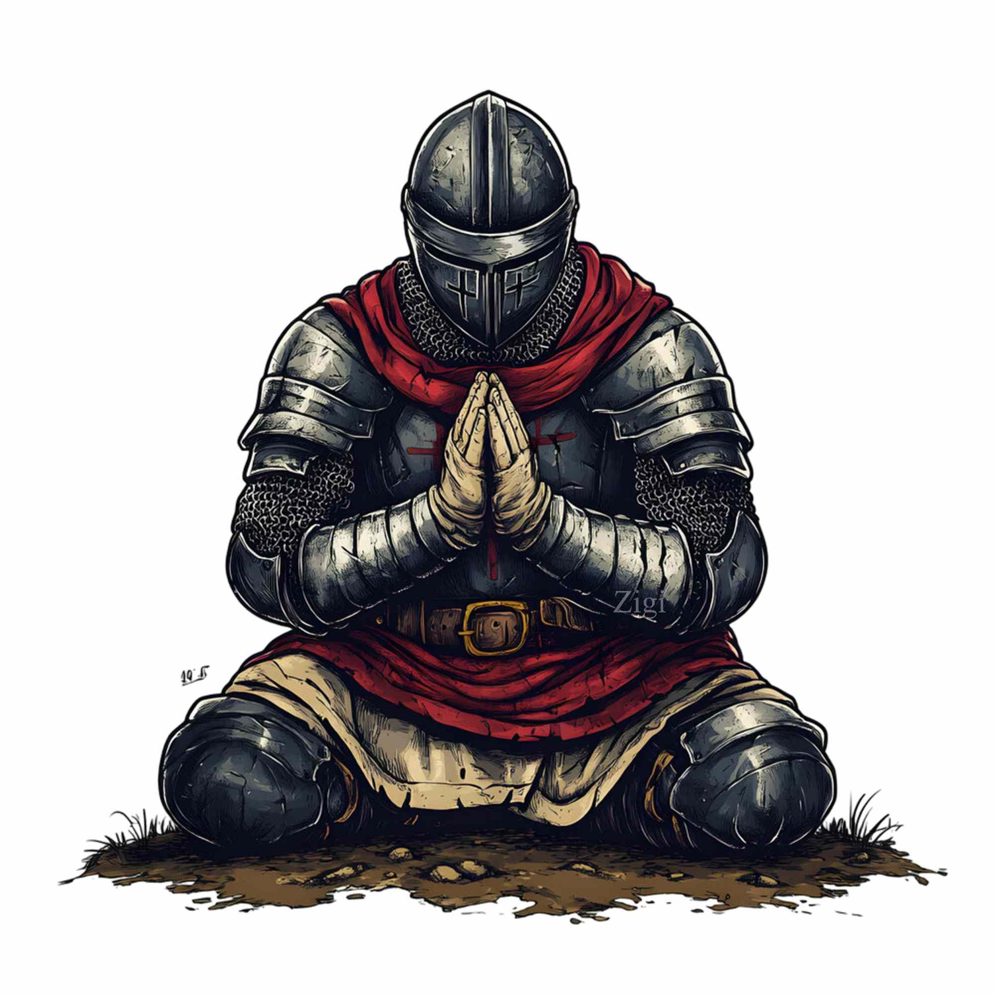 19 PNG Medieval Knight Clipart, Crusader Armor Illustration, Warrior ...