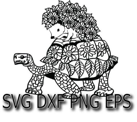 Download Hedgehog Svg Turtle Mandala Svg Animal Zentangle Svg Etsy 3D SVG Files Ideas | SVG, Paper Crafts, SVG File