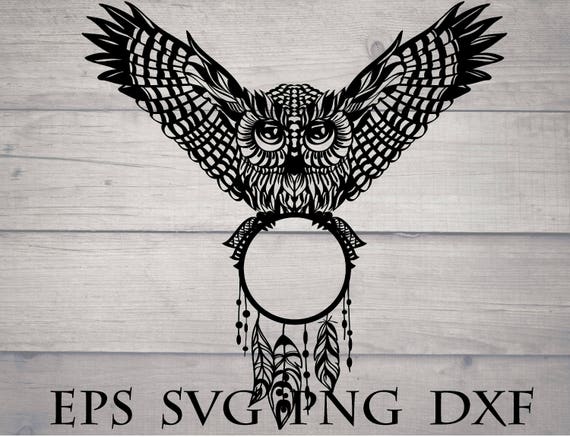 Download Owl Mandala Svg Etsy