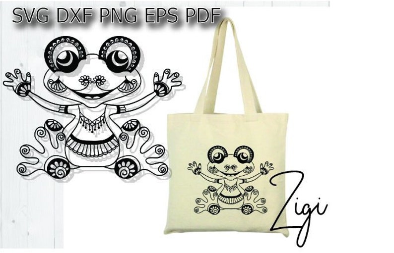 Download Frog mandala svg zentangle animal cut file for cricut frog ...