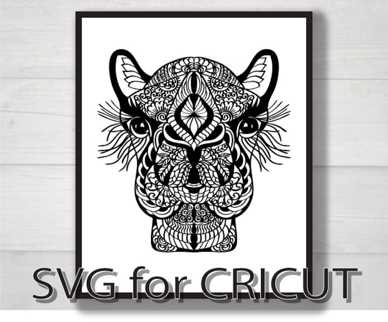 Download Llama svg mandala svg intricate svg cricut svg | Etsy