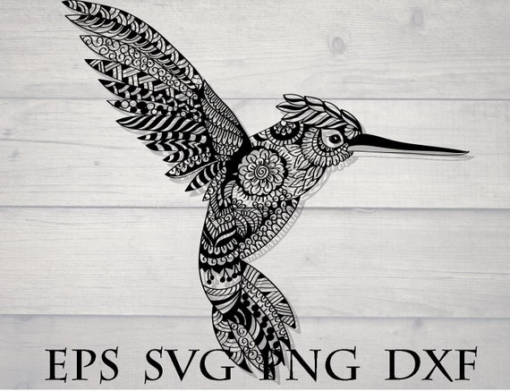 Download Free Hummingbird Svg Zentangle Svg Mandala Svg Flourish Svg Etsy SVG Cut Files