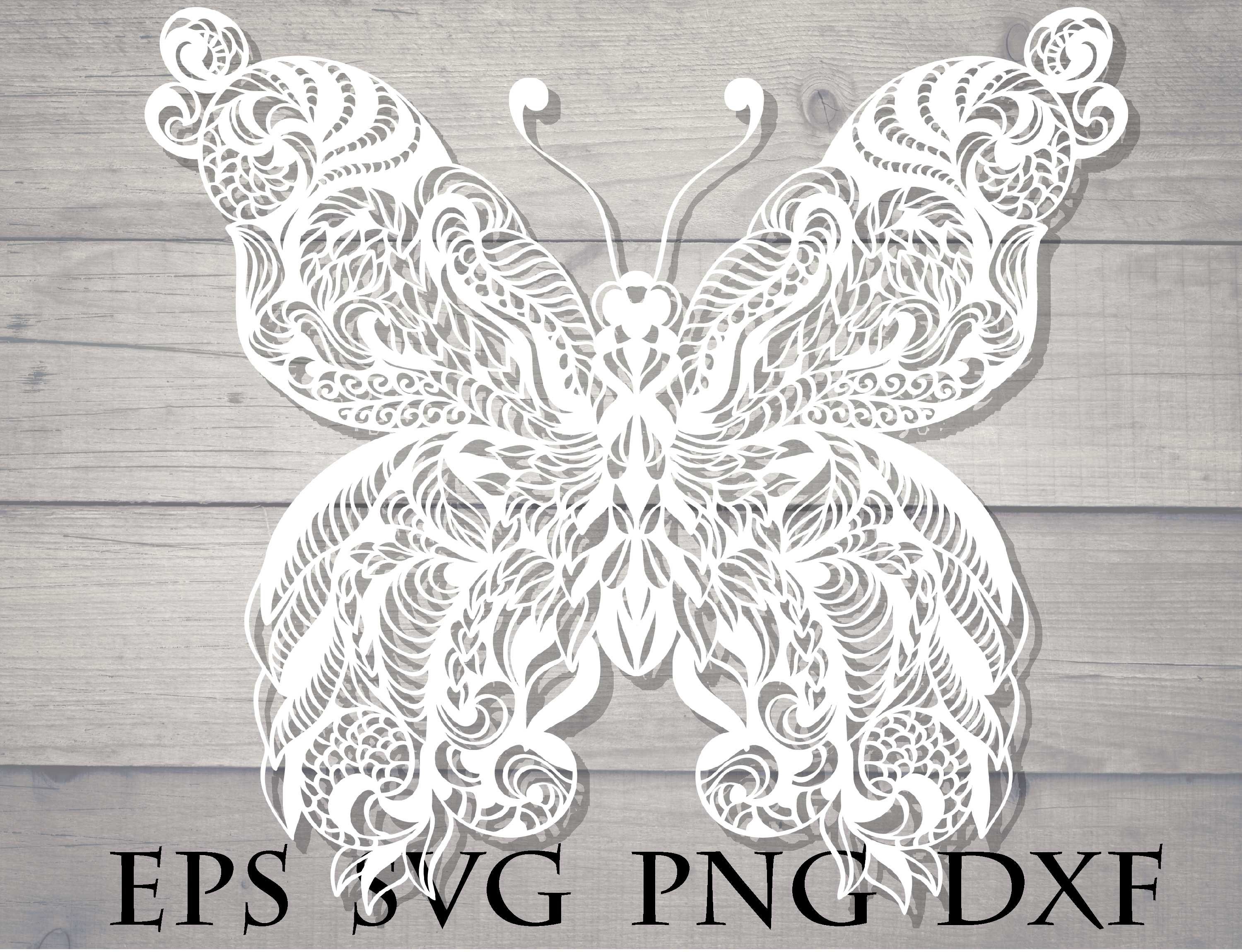 Download Layered Mandala Butterfly Svg Free Project - Layered SVG ...