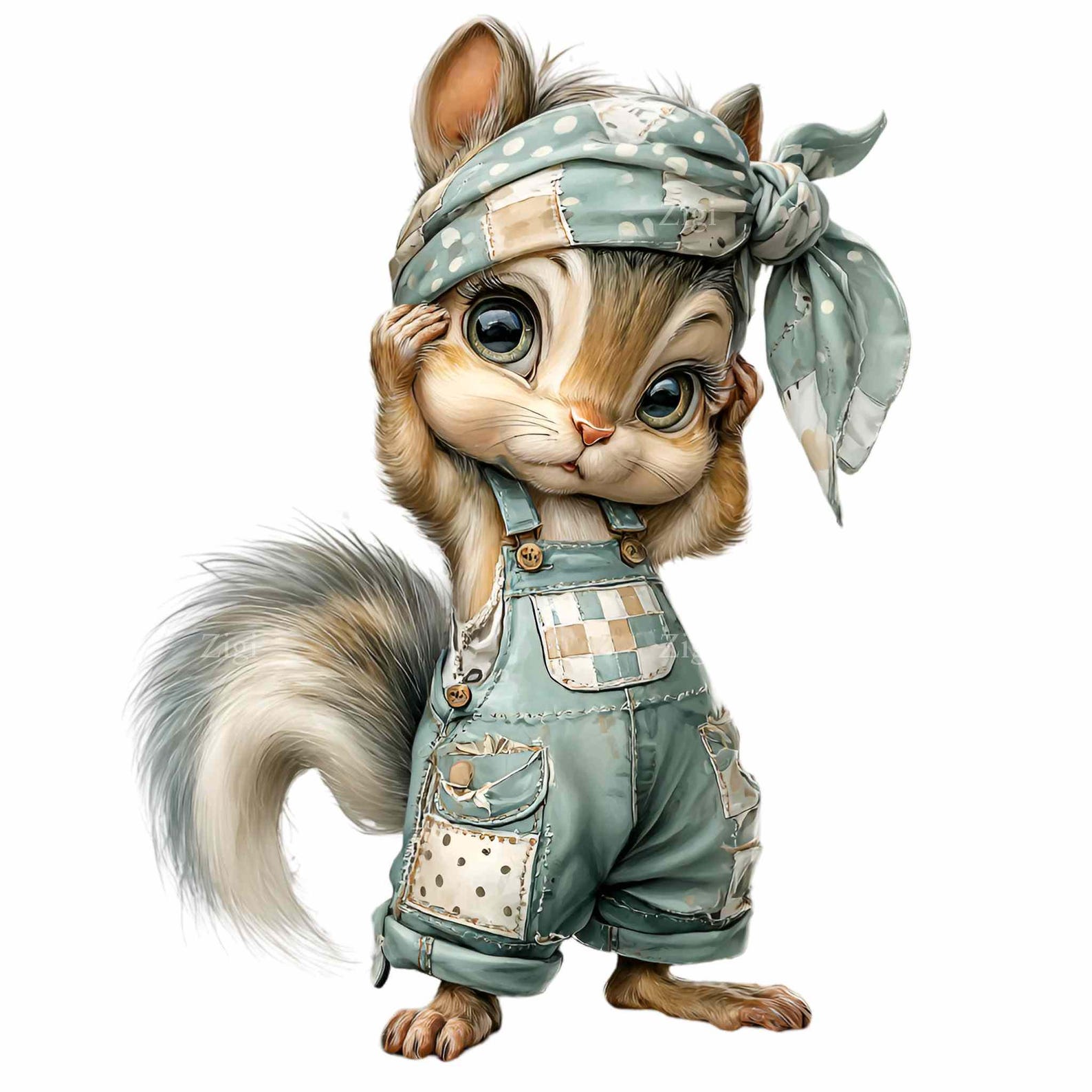 16 PNG Baby Squirrel Clipart – Cute Woodland Animal PNG for Nursery ...
