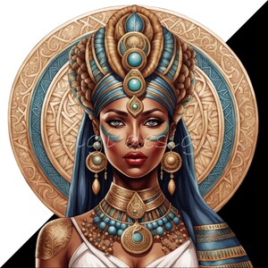 Ancient Egypt Clipart Bundle, 15 PNG Watercolor Cleopatra Pharaoh ...