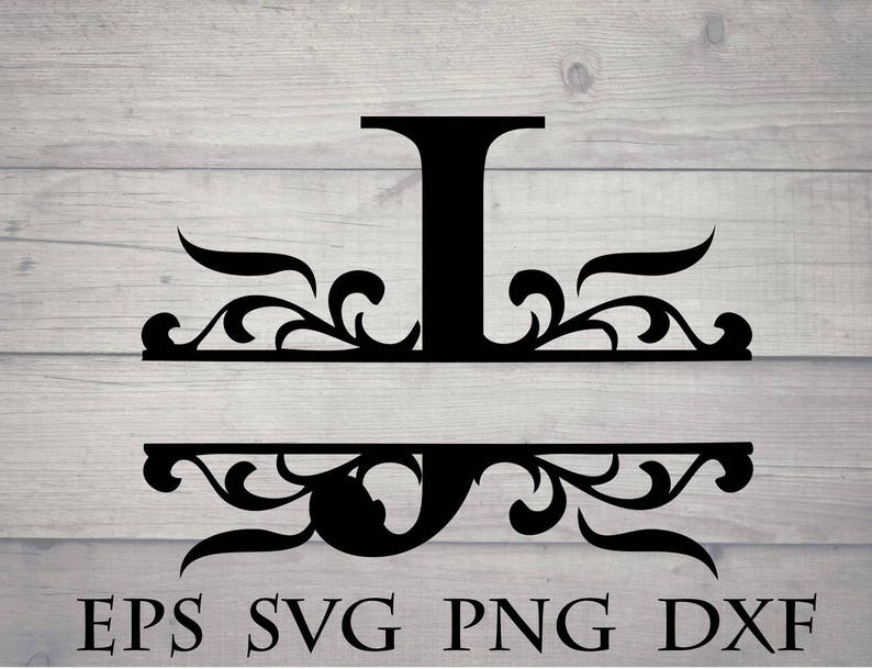 Download Art Collectibles Clip Art Split Monogram Font Svg Split Letter Alphabet Divider Initial Svg For Cricut Vinyl Png Split Initial Svg Split Letter J Monogram Svg