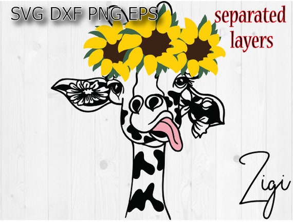 Download Giraffe Svg Sunflowers Svg Giraffe Face Svg Giraffe Mandala Etsy
