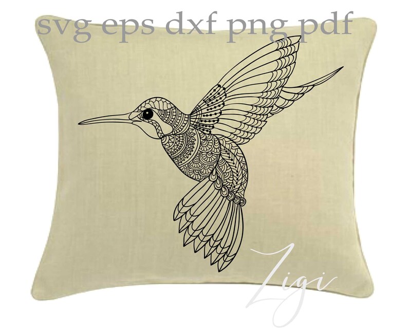 Download Hummingbird svg / mandala / humming bird / vector / cut files | Etsy