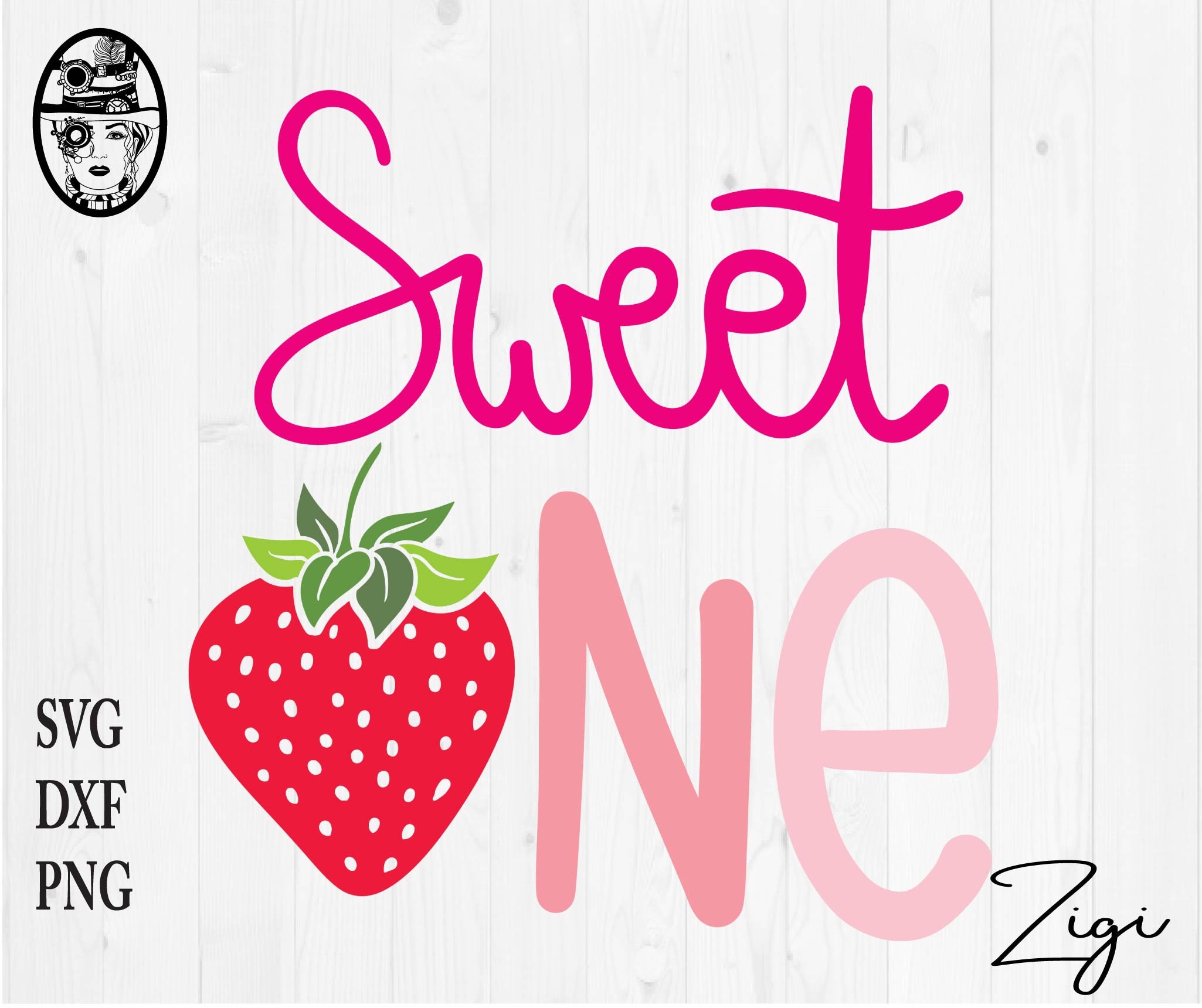 Sweet One Svg First Birthday Svg Strawberry One Svg - Etsy