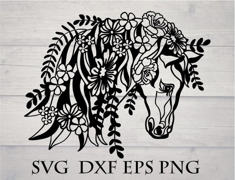Download Layered Mandala Horse Svg Free Design - Layered SVG Cut File