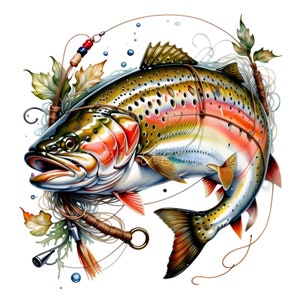 Trout Clipart 10 PNG