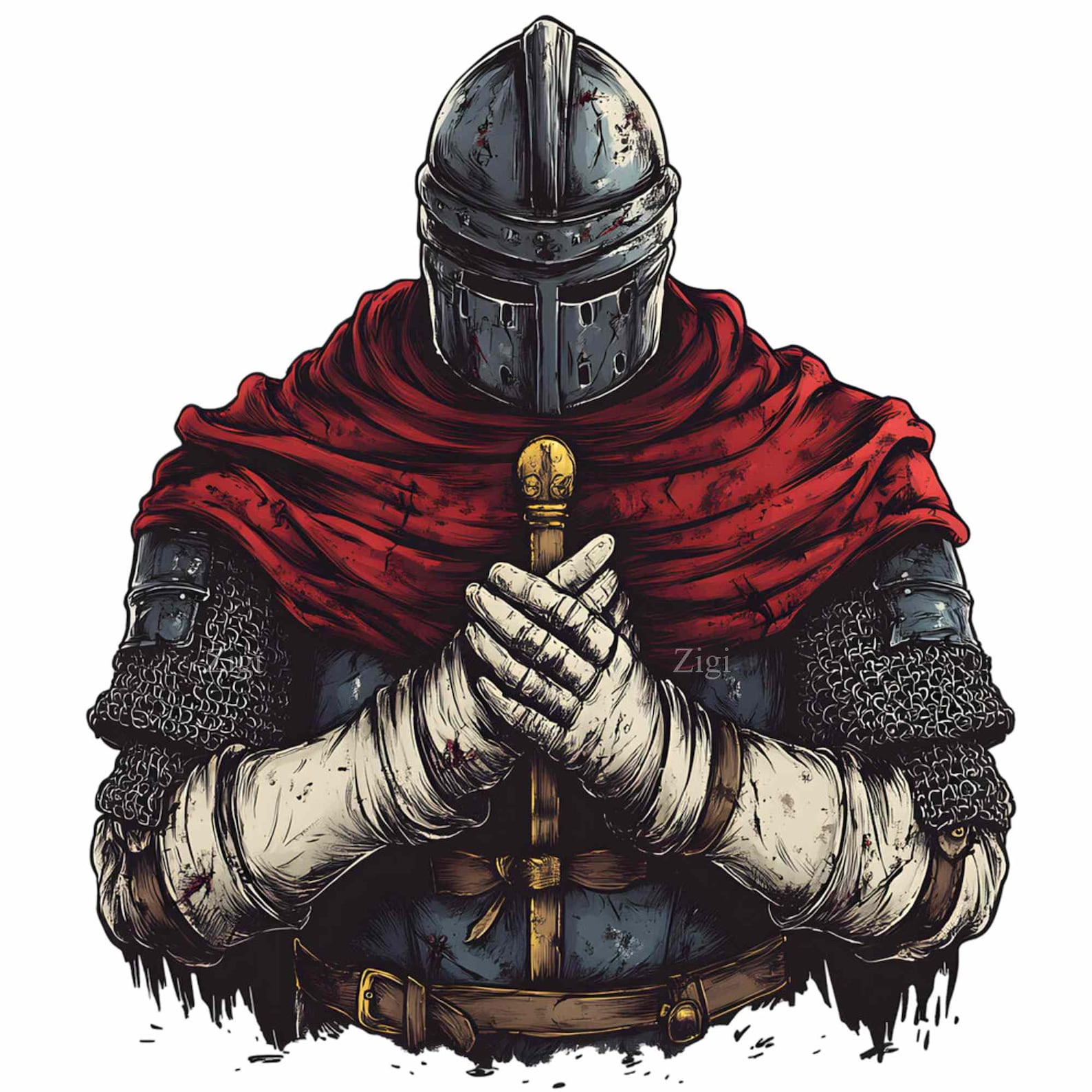 19 PNG Medieval Knight Clipart, Crusader Armor Illustration, Warrior ...