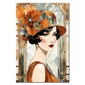 Art Nouveau, Clipart Bundle, Fashion Illustration, Woman Clipart ...