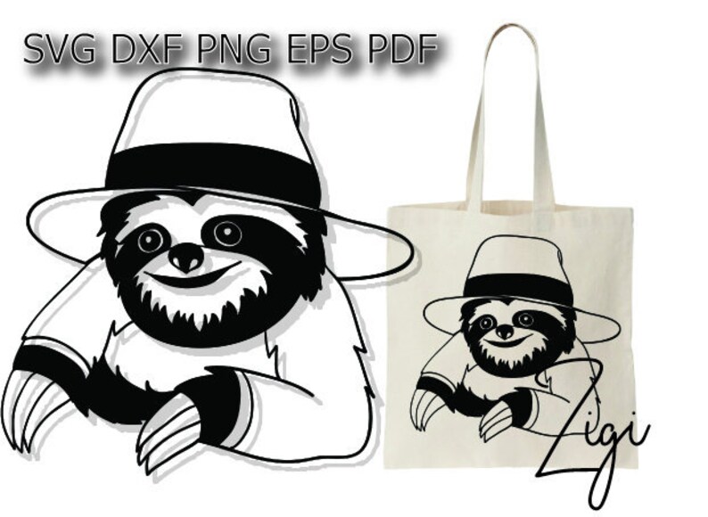Download Baby sloth svg sloth birthday svg sloth in hat svg funny ...
