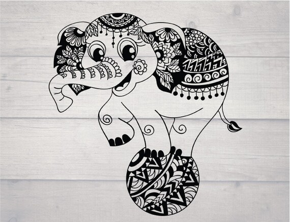 Download Circus svg / elephant svg / elephant mandala svg dxf png ...
