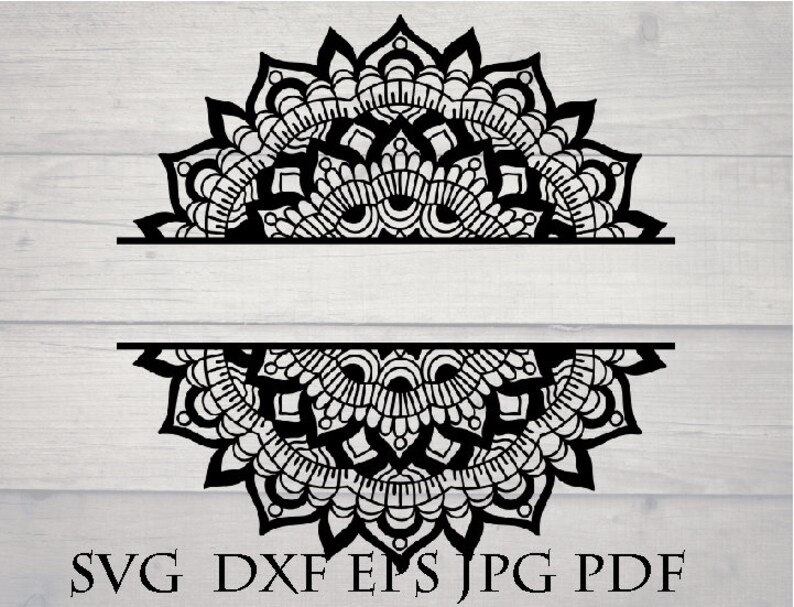 Download Split mandala svg | Etsy